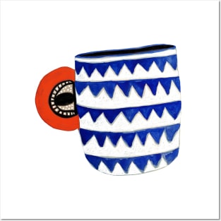 Coffee Mug Love Triangles Posters and Art